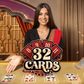 32 Baraha live casino icon with card fan