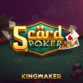 5 Card Poker table icon with fan