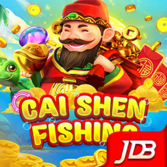Cai Shen Fishing icon with fortune god