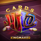 Cards Hi Lo icon with up down arrows