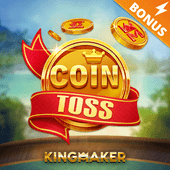 Coin Toss icon with flipping coin