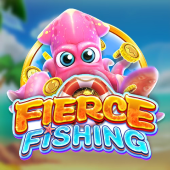 Fierce Fishing icon with angry shark