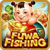 Fuwa Fishing icon with smiling mascot
