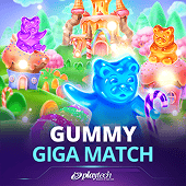Gummy Giga Match slot icon with candy