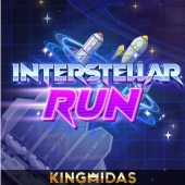 Interstellar Run icon with rocket path