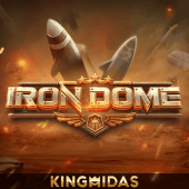 Iron Dome icon with defence grid