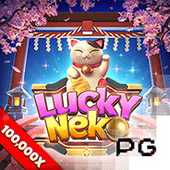 Lucky Neko slot icon with waving cat