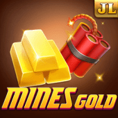 Mines Gold slot icon with cart of nuggets