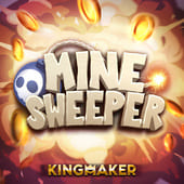 Minesweeper icon with mine grid