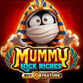 Mummy Lock Riches slot icon with sarcophagus