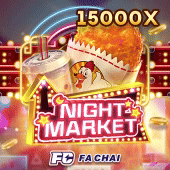 Night Market slot icon with street food