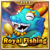 Royal Fishing icon with crown and reef