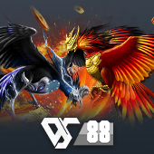 Sabong icon with rooster silhouette