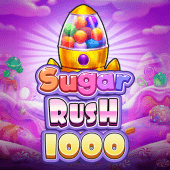 Sugar Rush 1000 slot icon with candy cluster